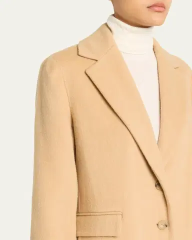 Vince Cashmere-Wool Single-Breasted Coat | Thumbnail 5 Vince Cashmere-Wool Single-Breasted Coat | Thumbnail 5