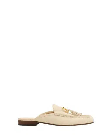 Valentino Garavani VLogo Signature Suede Loafer Mules | Thumbnail 1 Valentino Garavani VLogo Signature Suede Loafer Mules | Thumbnail 1