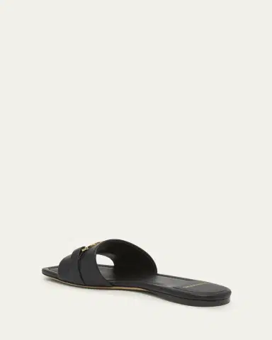 Ferragamo Leah Gancini Bit Leather Slide Sandals | Thumbnail 2 Ferragamo Leah Gancini Bit Leather Slide Sandals | Thumbnail 2