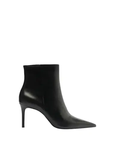 Schutz Mikki Leather Stiletto Zip Booties | Thumbnail 1 Schutz Mikki Leather Stiletto Zip Booties | Thumbnail 1