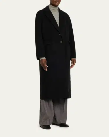 Vince Cashmere-Wool Single-Breasted Coat | Thumbnail 4 Vince Cashmere-Wool Single-Breasted Coat | Thumbnail 4