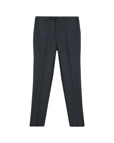 Incotex Men's Micro-Houndstooth Wool and Cashmere Trousers | Thumbnail 1 Incotex Men's Micro-Houndstooth Wool and Cashmere Trousers | Thumbnail 1