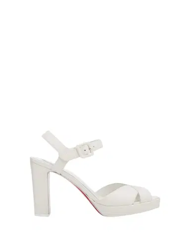 Christian Louboutin 100mm Cora Leather Sandals | Thumbnail 1 Christian Louboutin 100mm Cora Leather Sandals | Thumbnail 1