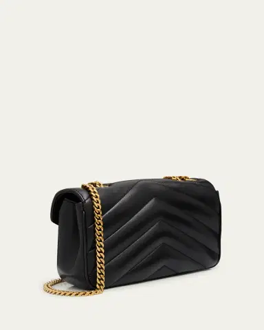 Saint Laurent Loulou Small YSL Shoulder Bag in Quilted Leather | Thumbnail 3 Saint Laurent Loulou Small YSL Shoulder Bag in Quilted Leather | Thumbnail 3