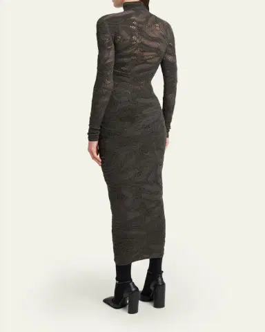 Alaïa Floral Lace Maxi Dress | Thumbnail 3 Alaïa Floral Lace Maxi Dress | Thumbnail 3