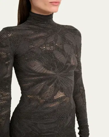Alaïa Floral Lace Maxi Dress | Thumbnail 5 Alaïa Floral Lace Maxi Dress | Thumbnail 5