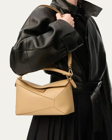Loewe Puzzle Edge Small Shoulder Bag in Calfskin Leather | Thumbnail 2 Loewe Puzzle Edge Small Shoulder Bag in Calfskin Leather | Thumbnail 2