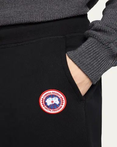 Canada Goose Men's Huron Logo-Patch Sweatpants | Thumbnail 5 Canada Goose Men's Huron Logo-Patch Sweatpants | Thumbnail 5