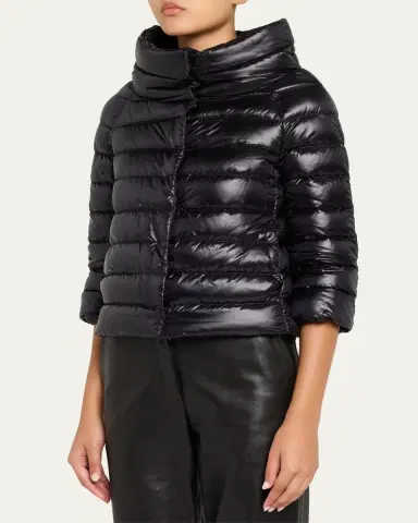 Herno Sofia Ultra-Lightweight Down Bolero Jacket | Thumbnail 4 Herno Sofia Ultra-Lightweight Down Bolero Jacket | Thumbnail 4