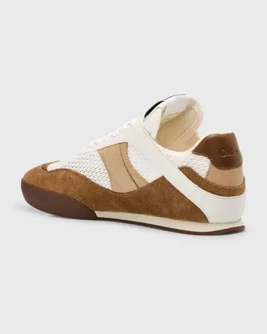 Chloé Kick Mesh and Leather Low-Top Sneakers | Thumbnail 3 Chloé Kick Mesh and Leather Low-Top Sneakers | Thumbnail 3
