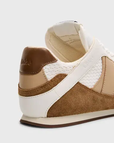 Chloé Kick Mesh and Leather Low-Top Sneakers | Thumbnail 4 Chloé Kick Mesh and Leather Low-Top Sneakers | Thumbnail 4