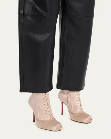 Christian Louboutin 100mm Pavlova Satin Booties | Thumbnail 2 Christian Louboutin 100mm Pavlova Satin Booties | Thumbnail 2