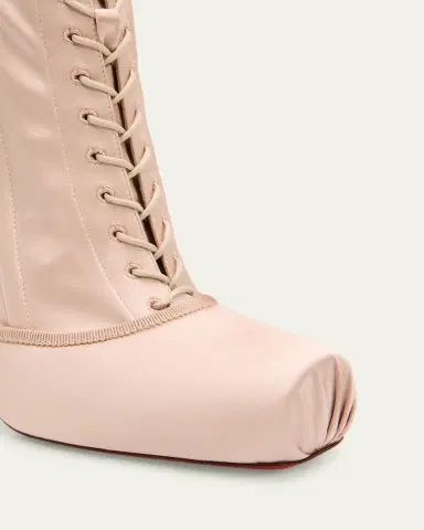 Christian Louboutin 100mm Pavlova Satin Booties | Thumbnail 5 Christian Louboutin 100mm Pavlova Satin Booties | Thumbnail 5