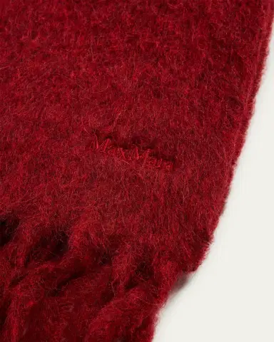 Max Mara Osso Fringed Alpaca Scarf | Thumbnail 4 Max Mara Osso Fringed Alpaca Scarf | Thumbnail 4