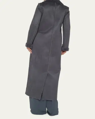 L'Agence Citron Faux Fur Maxi Coat | Thumbnail 3 L'Agence Citron Faux Fur Maxi Coat | Thumbnail 3