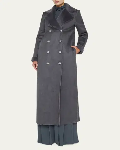 L'Agence Citron Faux Fur Maxi Coat | Thumbnail 4 L'Agence Citron Faux Fur Maxi Coat | Thumbnail 4