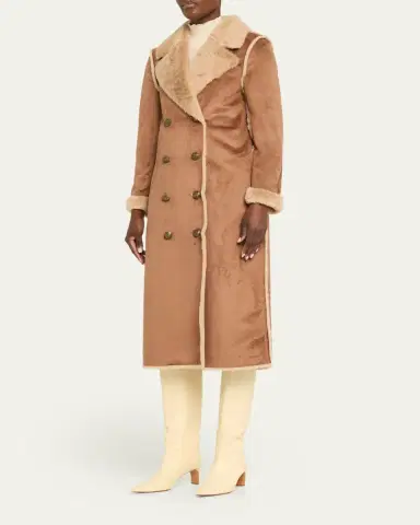 L'Agence Citron Faux Fur Maxi Coat | Thumbnail 7 L'Agence Citron Faux Fur Maxi Coat | Thumbnail 7