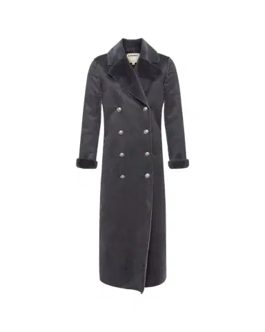 L'Agence Citron Faux Fur Maxi Coat | Thumbnail 1 L'Agence Citron Faux Fur Maxi Coat | Thumbnail 1