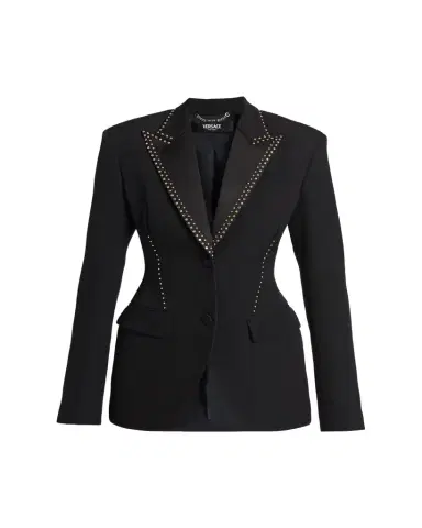 Versace Studded Single-Breasted Jacket | Thumbnail 1 Versace Studded Single-Breasted Jacket | Thumbnail 1