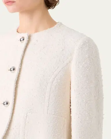 Akris punto Summer Boucle Single-Breasted Jacket | Thumbnail 5 Akris punto Summer Boucle Single-Breasted Jacket | Thumbnail 5