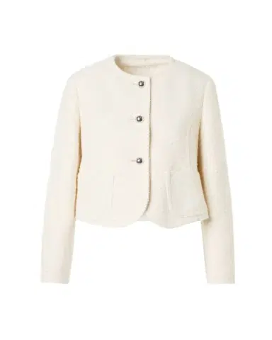 Akris punto Summer Boucle Single-Breasted Jacket | Thumbnail 1 Akris punto Summer Boucle Single-Breasted Jacket | Thumbnail 1