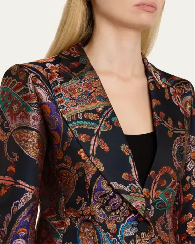 Etro Paisley Silk Brocade Jacket | Thumbnail 5 Etro Paisley Silk Brocade Jacket | Thumbnail 5