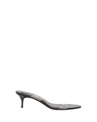 Christian Louboutin 55mm Just Nothing Clear Slide Sandals | Thumbnail 1 Christian Louboutin 55mm Just Nothing Clear Slide Sandals | Thumbnail 1
