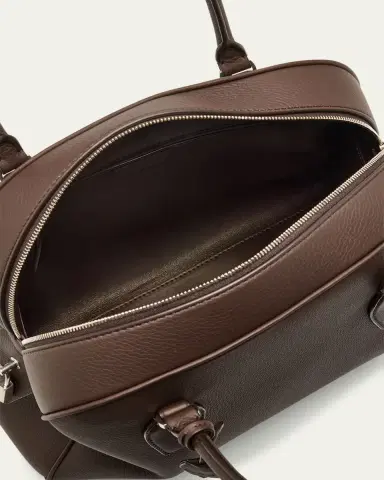 The Row India 12.00 Top-Handle Bowling Bag in Leather | Thumbnail 5 The Row India 12.00 Top-Handle Bowling Bag in Leather | Thumbnail 5