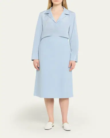 Lafayette 148 New York Pleated Button-Down Shirt | Thumbnail 2 Lafayette 148 New York Pleated Button-Down Shirt | Thumbnail 2