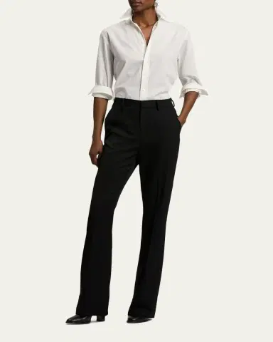 Ralph Lauren Collection Wrigley Grain de Poudre Pants | Thumbnail 2 Ralph Lauren Collection Wrigley Grain de Poudre Pants | Thumbnail 2
