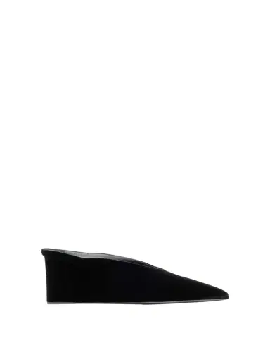 Alaïa Cube Velvet Wedge Mules | Thumbnail 1 Alaïa Cube Velvet Wedge Mules | Thumbnail 1