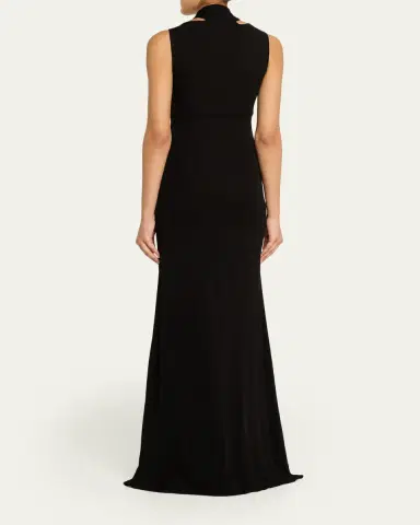 Alaïa Fluid Jersey Bow Dress | Thumbnail 3 Alaïa Fluid Jersey Bow Dress | Thumbnail 3