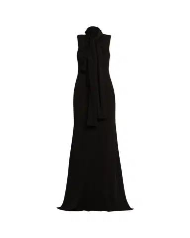 Alaïa Fluid Jersey Bow Dress | Thumbnail 1 Alaïa Fluid Jersey Bow Dress | Thumbnail 1