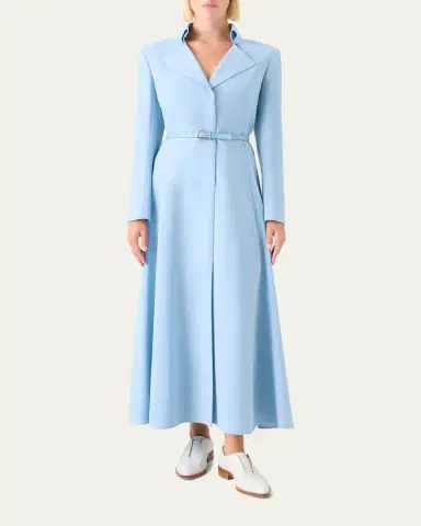Akris Belted Wool Double-Face Dress | Thumbnail 2 Akris Belted Wool Double-Face Dress | Thumbnail 2