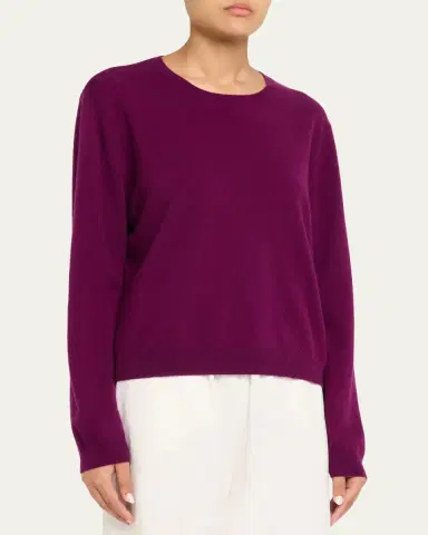Majestic Filatures Crewneck Cashmere Sweater | Thumbnail 4 Majestic Filatures Crewneck Cashmere Sweater | Thumbnail 4