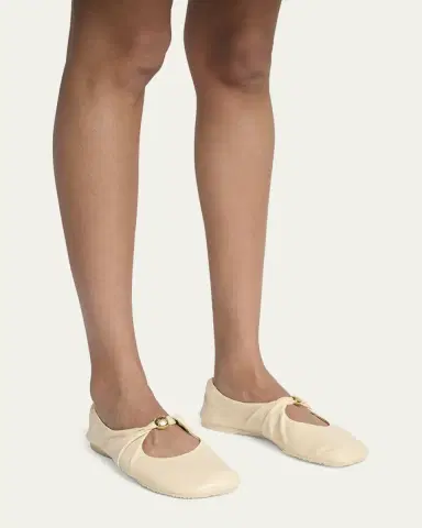 LOEWE Pebble Soft Leather Ballerina Flats | Thumbnail 5 LOEWE Pebble Soft Leather Ballerina Flats | Thumbnail 5