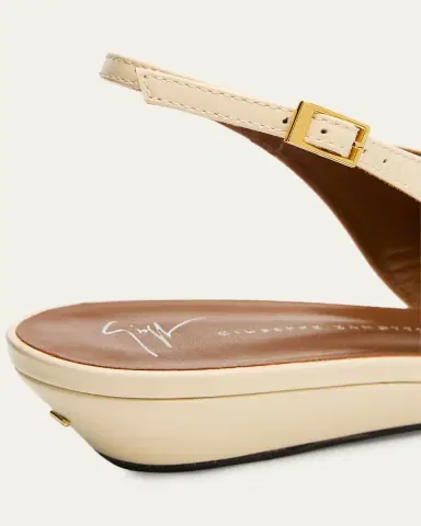 Giuseppe Zanotti Orsola Leather Wedge Pumps | Thumbnail 3 Giuseppe Zanotti Orsola Leather Wedge Pumps | Thumbnail 3