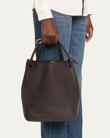 Bottega Veneta Borsa Leather Shoulder Bag | Thumbnail 2 Bottega Veneta Borsa Leather Shoulder Bag | Thumbnail 2