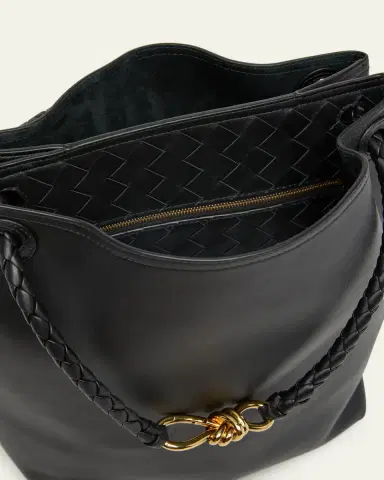 Bottega Veneta Borsa Leather Shoulder Bag | Thumbnail 8 Bottega Veneta Borsa Leather Shoulder Bag | Thumbnail 8