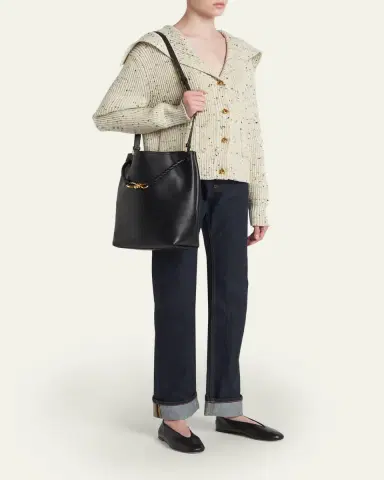 Bottega Veneta Borsa Leather Shoulder Bag | Thumbnail 9 Bottega Veneta Borsa Leather Shoulder Bag | Thumbnail 9