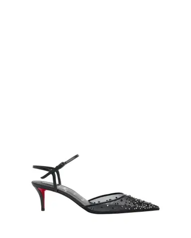 Christian Louboutin 60mm Miss Z Riviera Strass Mesh Pumps | Thumbnail 1 Christian Louboutin 60mm Miss Z Riviera Strass Mesh Pumps | Thumbnail 1