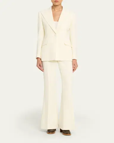 Gabriela Hearst Rhein Flare-Leg Virgin Wool Pants | Thumbnail 2 Gabriela Hearst Rhein Flare-Leg Virgin Wool Pants | Thumbnail 2