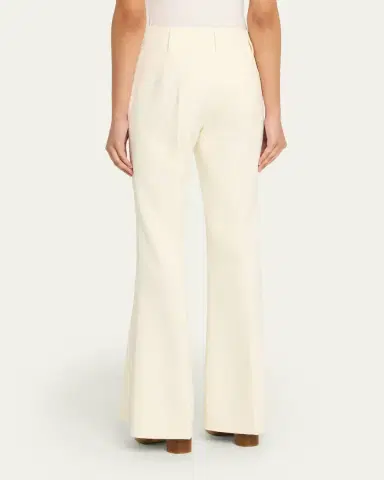 Gabriela Hearst Rhein Flare-Leg Virgin Wool Pants | Thumbnail 3 Gabriela Hearst Rhein Flare-Leg Virgin Wool Pants | Thumbnail 3