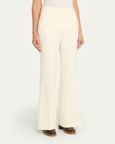 Gabriela Hearst Rhein Flare-Leg Virgin Wool Pants | Thumbnail 4 Gabriela Hearst Rhein Flare-Leg Virgin Wool Pants | Thumbnail 4