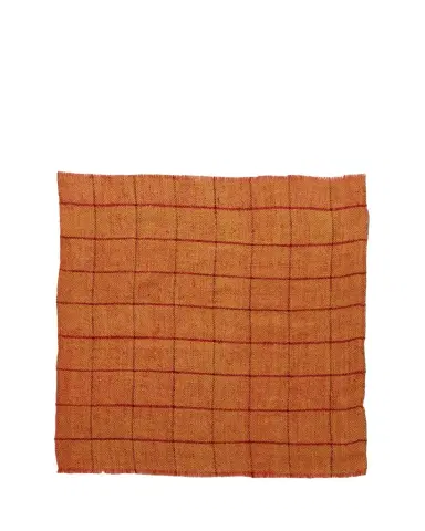 Anderson & Sheppard Men's Check Cashmere Pocket Square | Thumbnail 1 Anderson & Sheppard Men's Check Cashmere Pocket Square | Thumbnail 1