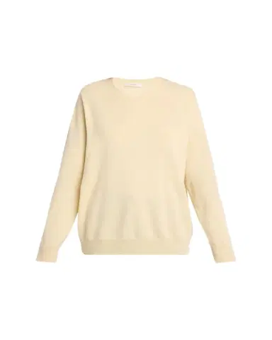 The Row Migeia V-Neck Cashmere Sweater | Thumbnail 1 The Row Migeia V-Neck Cashmere Sweater | Thumbnail 1