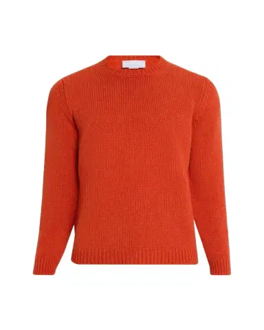 Anderson & Sheppard Men's Plain Knit Cashmere Crewneck Sweater | Thumbnail 1 Anderson & Sheppard Men's Plain Knit Cashmere Crewneck Sweater | Thumbnail 1