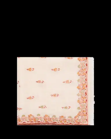 Anderson & Sheppard Men's Embroidered Cashmere Scarf | Thumbnail 2 Anderson & Sheppard Men's Embroidered Cashmere Scarf | Thumbnail 2