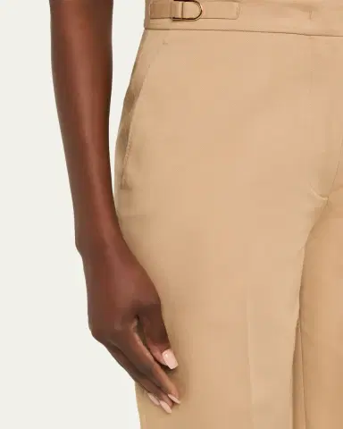 Gabriela Hearst Vesta Cotton Twill Flare Pants | Thumbnail 5 Gabriela Hearst Vesta Cotton Twill Flare Pants | Thumbnail 5