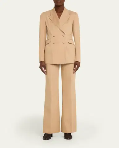 Gabriela Hearst Angela Double-Breasted Blazer Jacket | Thumbnail 2 Gabriela Hearst Angela Double-Breasted Blazer Jacket | Thumbnail 2